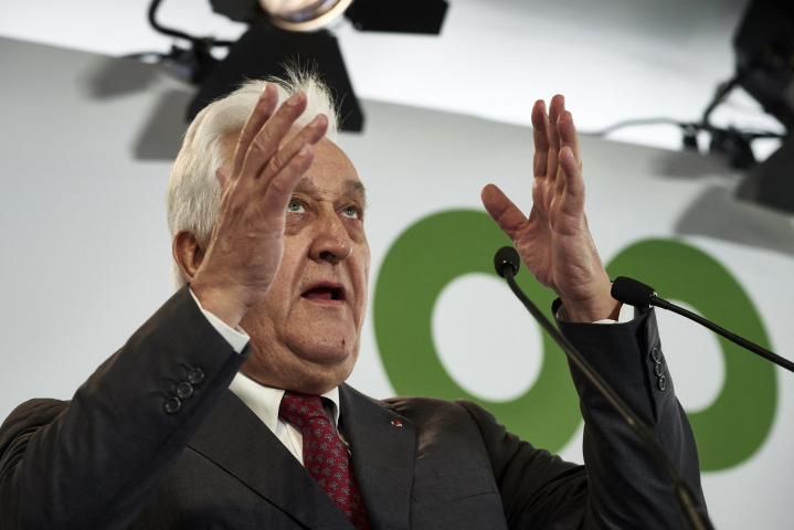 Laurent Burelle, le président-directeur général de Burelle SA - AFP