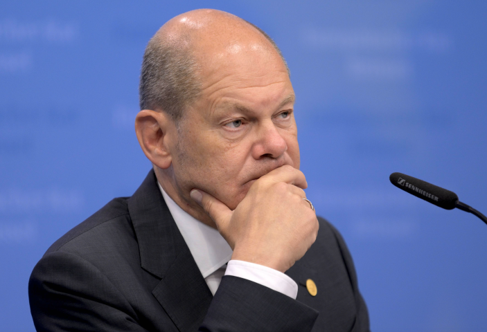 Olaf Scholz, Chancelier fédéral d'Allemagne - Rainer UNKEL/REA