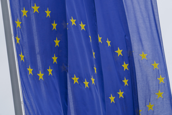 Drapeau européen (Photo by Andreas Arnold / dpa Picture-Alliance via AFP)