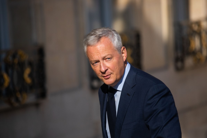 Bruno Le Maire, ministre de l'Economie, des Finances - Romain GAILLARD/REA