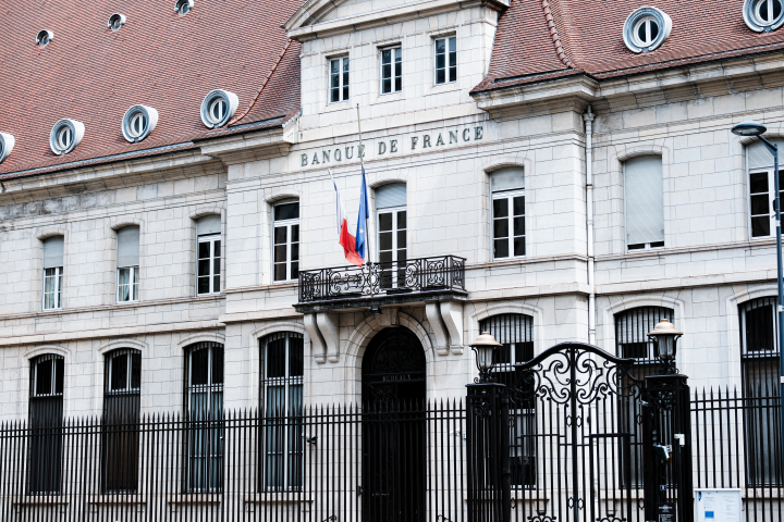 Banque de France. Photo by Benoit Pavan / Hans Lucas via AFP