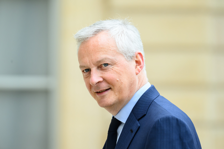 Bruno Le Maire, ministre de l'Economie, des Finances et de la Souveraineté industrielle et numérique - Eric TSCHAEN/REA