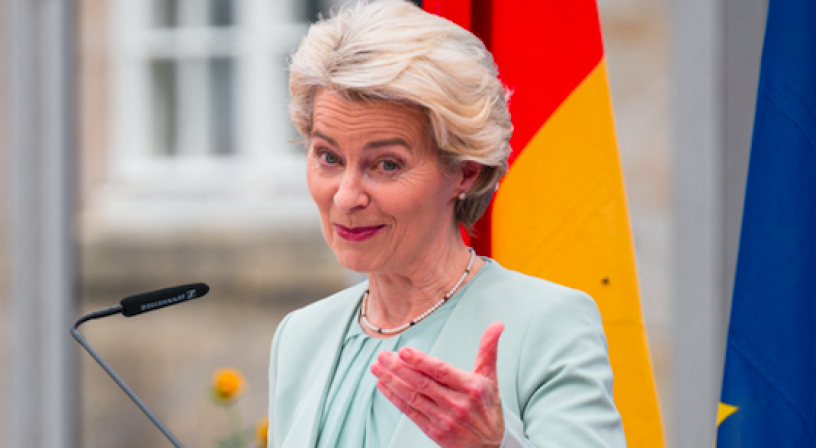 La présidente de la Commission européenne, Ursula von der Leyen(©DANIEL VOGL / DPA / DPA PICTURE-ALLIANCE VIA AFP)