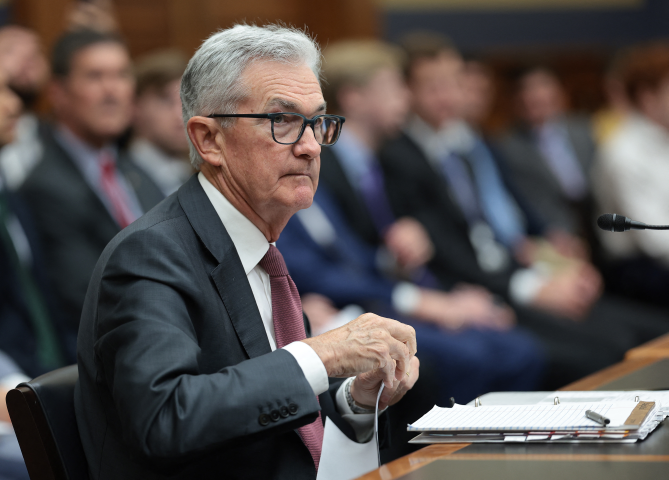 Jerome Powell, président de la Réserve fédérale américaine - WIN MCNAMEE / GETTY IMAGES NORTH AMERICA / Getty Images via AFP