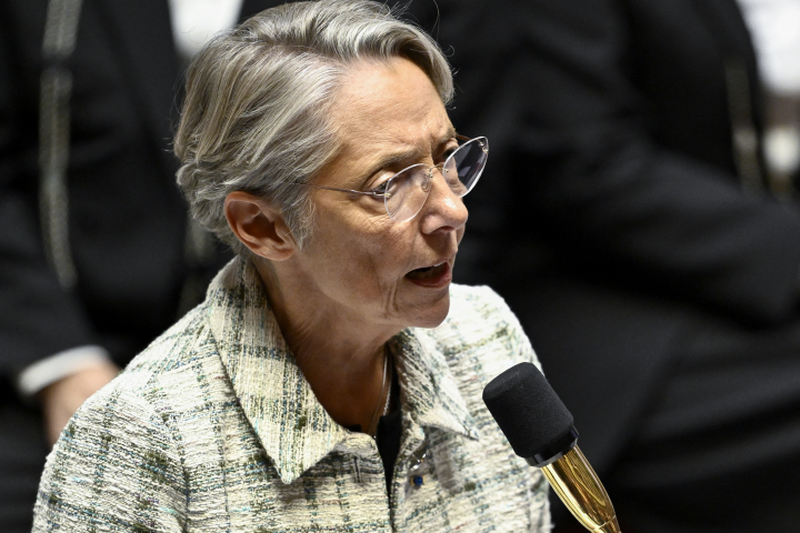 Elisabeth Borne, Première ministre (Photo by JULIEN DE ROSA / AFP)