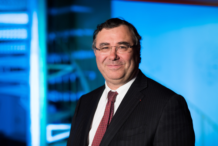 Patrick Pouyanné, président-directeur général de TotalEnergies (©Marc BERTRAND/CHALLENGES-REA)