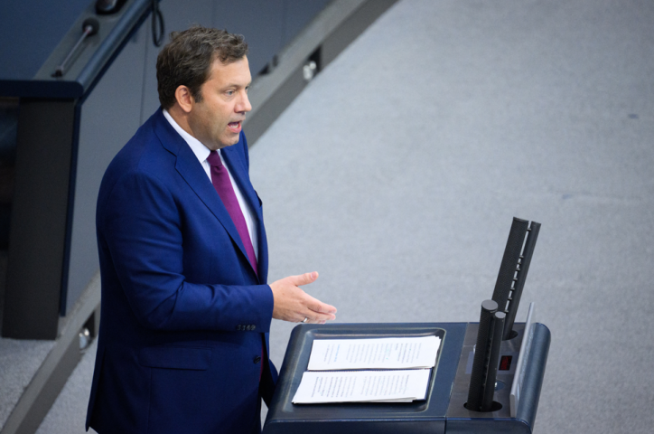 Lars Klingbeil, ministre des Finances de l'Allemagne - BERND VON JUTRCZENKA / DPA / dpa Picture-Alliance via AFP