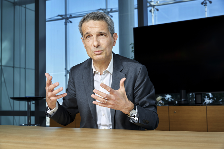 Benoit Bazin, directeur général de Saint Gobain - Bruno LEVY/CHALLENGES-REA