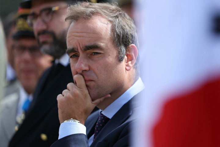 Sébastien Lecornu (Photo by Thomas SAMSON / AFP)