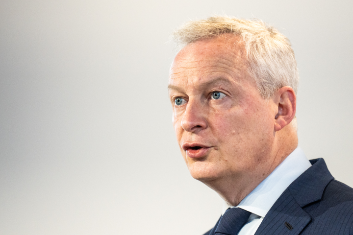 Bruno Le Maire, ministre de l'Economie, des Finances et de la Souveraineté industrielle et numérique - Xose Bouzas / Hans Lucas / Hans Lucas via AFP