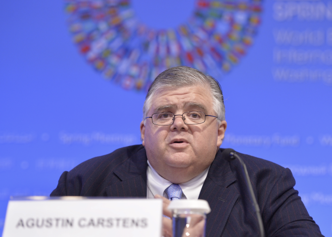 Agustin Carstens. ©Bao Dandan/XINHUA-REA