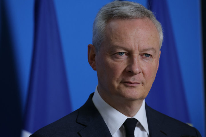 Bruno Le Maire, ministre de l'Economie, des Finances et de la Souveraineté industrielle et numérique - Thomas SAMSON / AFP

