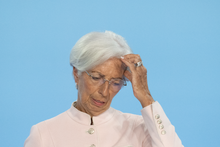 Christine Lagarde, présidente de la Banque centrale européenne - BORIS ROESSLER / DPA / dpa Picture-Alliance via AFP

