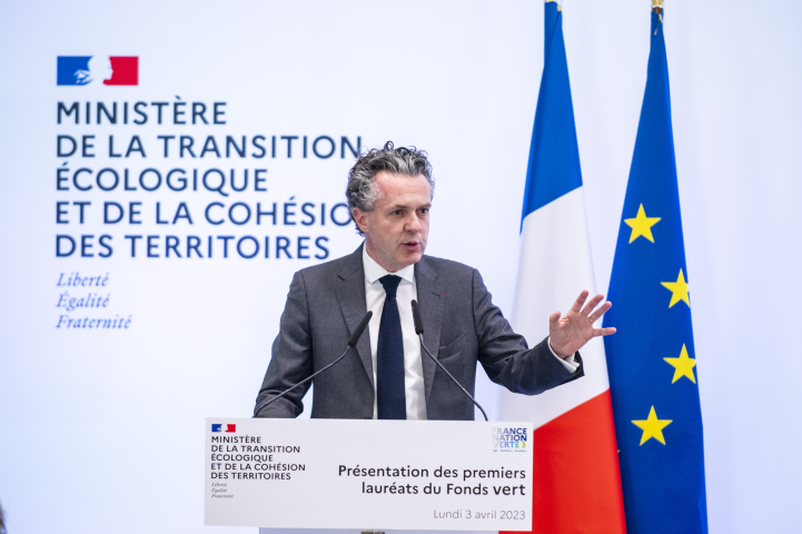 Christophe Béchu, ministre de la Transition écologique et de la Cohésion des territoires (Come SITTLER/REA)