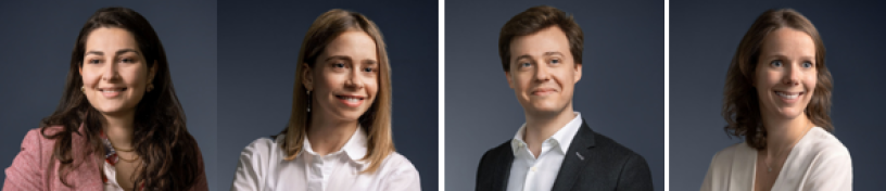 Isabela Lacreta, Marion Minard, Louis Nayberg et Marine Ollive (Mayer Brown)