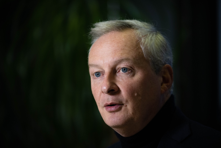 Bruno Le Maire, ministre de l'Economie, des Finances et de la Souveraineté industrielle et numérique - Eric TSCHAEN/REA