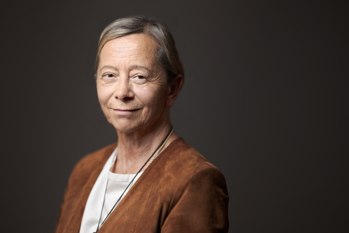 Dominique Senequier, présidente d'Ardian (Photo by JOEL SAGET / AFP)