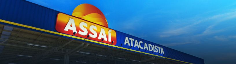 Enseigne de cash & carry Assai au Brésil - Assai