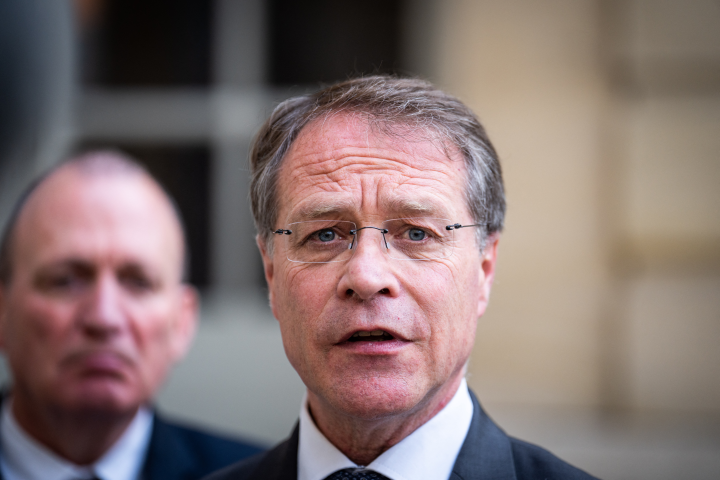 François Asselin, président de la CPME (Photo by Xose Bouzas / Hans Lucas / Hans Lucas via AFP)