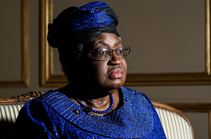 Ngozi Okonjo-Iweala, directrice générale de l'Organisation mondiale du commerce - Damien Grenon / Photo12 via AFP