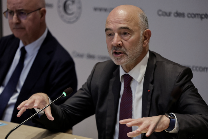 Pierre Moscovici. Photo by STEPHANE DE SAKUTIN / AFP