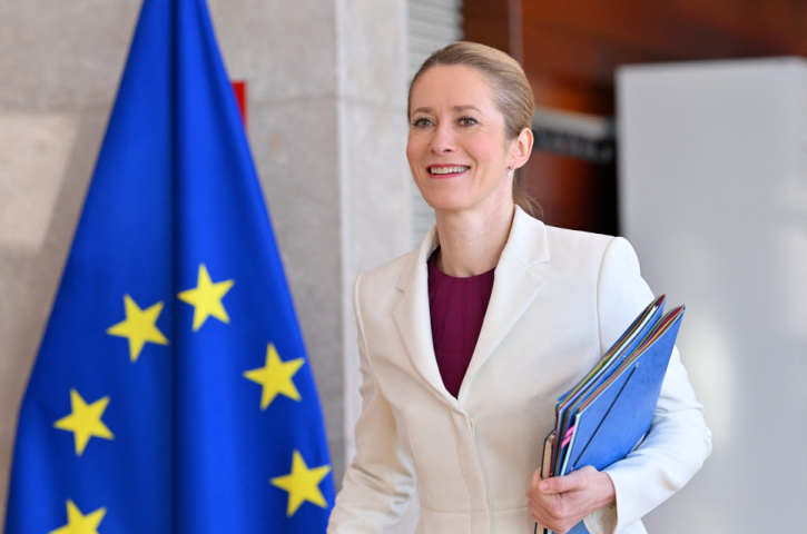 Kaja Kallas, Vice-présidente de la Commission européenne
Haute représentante de l'Union pour les affaires étrangères et la politique de sécurité - Nicolas TUCAT / AFP