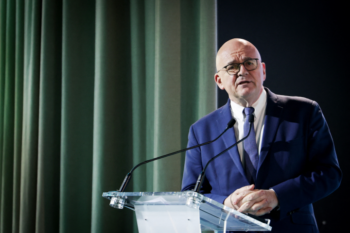 Stéphane Boujnah, directeur général et président du directoire d'Euronext (Photo : Thibaud Moritz / AFP)