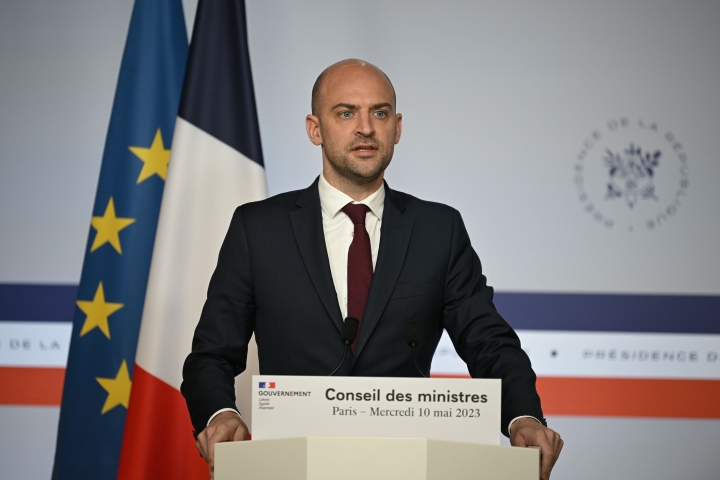 Jean-Noël Barrot, ministre délégué chargé de la transition numérique et des télécommunications (© eliot blondet/pool-REA)