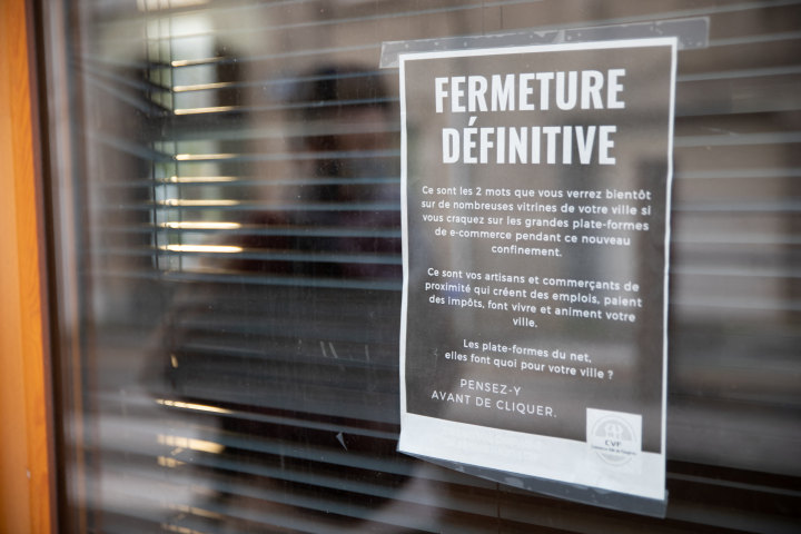 Seules 28 371 faillites d'entreprises ont été recensées l'année dernière en France (Photo by Jérémie Lusseau / Hans Lucas / Hans Lucas via AFP)