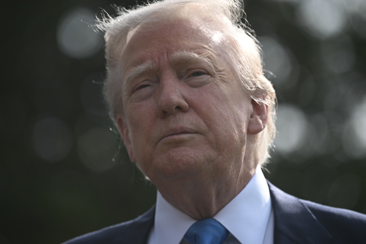 Donald Trump, président des Etats-Unis - Brendan SMIALOWSKI / AFP