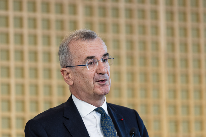François Villeroy de Galhau, gouverneur de la Banque de France - Come SITTLER/REA