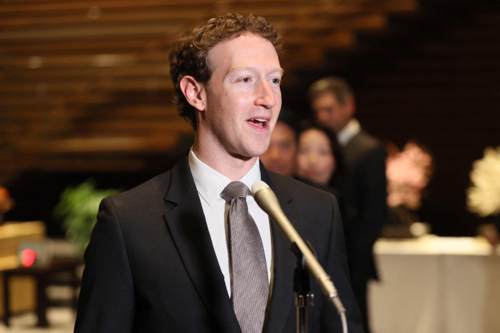 Mark Zuckerberg  (Photo by JIJI PRESS / AFP)