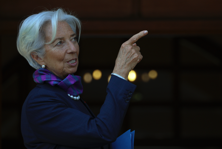 Christine Lagarde, présidente de la Banque centrale européenne - Danil Shamkin / NurPhoto / NurPhoto via AFP