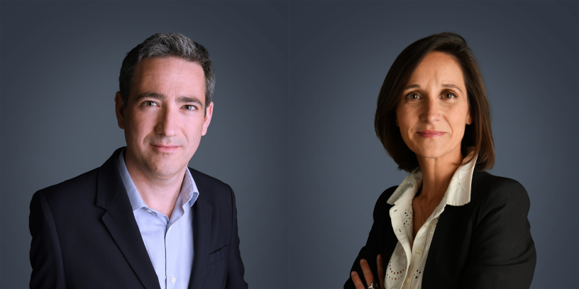 Marc Jacquot, directeur financier, et Sophie Pierson directrice RSE & Conformité du groupe Rubis