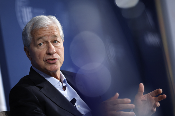 Jamie Dimon, le directeur général de JPMorgan - Getty Images via AFP