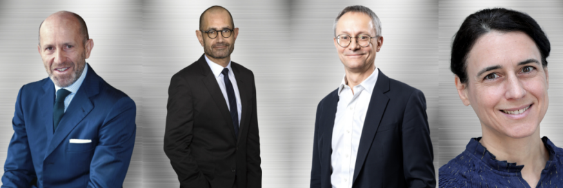 De gauche à droite : Luca Napolitano, Thierry Koskas, Olivier Bourges et Clara Ingen-Housz (©Stellantis)