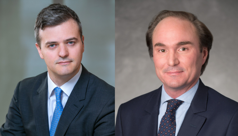 Alexandre Bartolin (à gauche) et Frédéric Proust, nommés co-heads de l’Investment Banking France de Morgan Stanley.