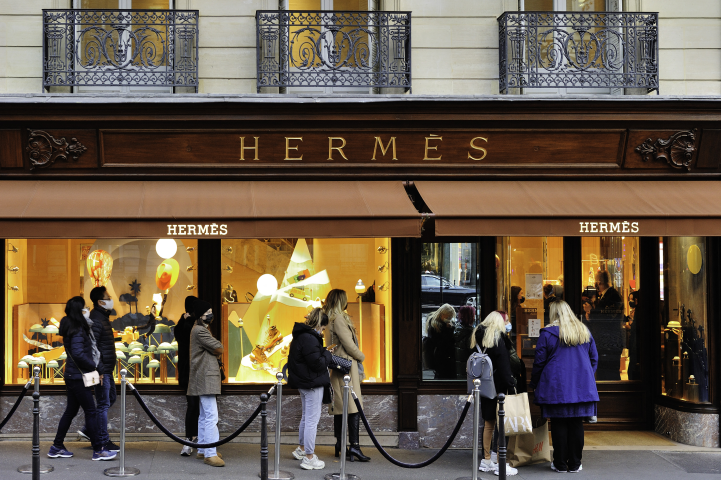 Hermès a vu ses ventes bondir de 33% au 1er trimestre / Photo by © Jarry-Tripelon / Onlyfrance.f / ONLY FRANCE / Only France via AFP