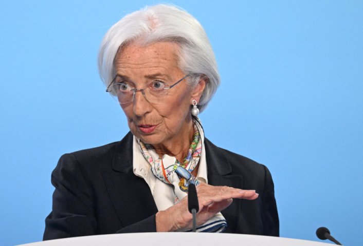 Christine Lagarde, présidente de la Banque centrale européenne - KIRILL KUDRYAVTSEV / AFP