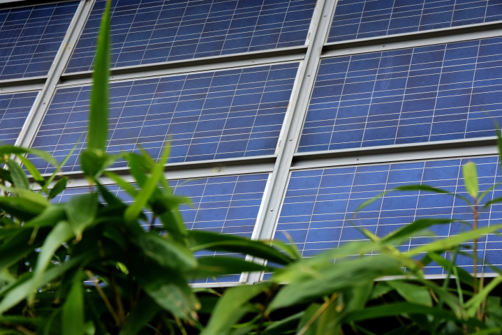 Panneaux solaires - Photo by Romain Doucelin / Hans Lucas / Hans Lucas via AFP