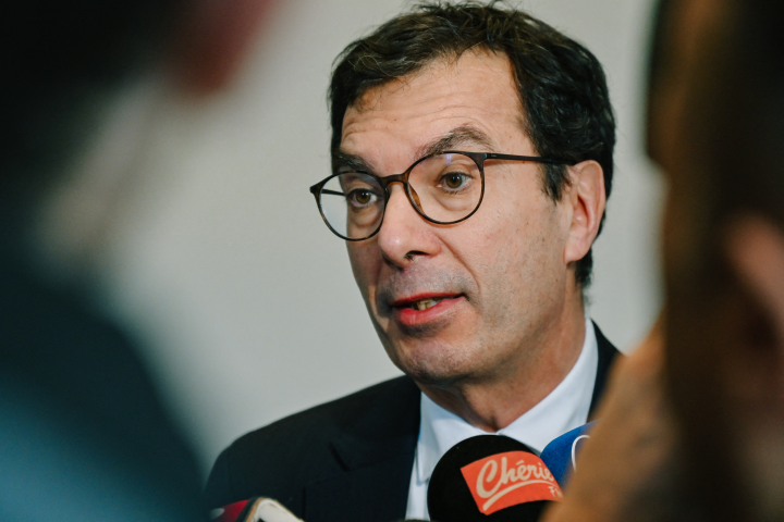 Jean-Pierre Farandou, président-directeur général de la SNCF (Photo by Adrien Fillon / Hans Lucas / Hans Lucas via AFP)