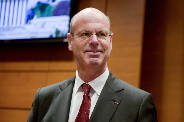 Eric Lombard, directeur général de la Caisse des Dépôts - ERIC PIERMONT / AFP