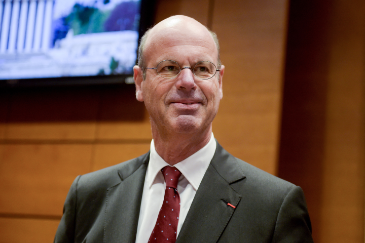 Eric Lombard, directeur général de la Caisse des Dépôts - ERIC PIERMONT / AFP
