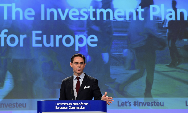 Fonds européen pour les investissements stratégiques. Photo by EMMANUEL DUNAND / AFP