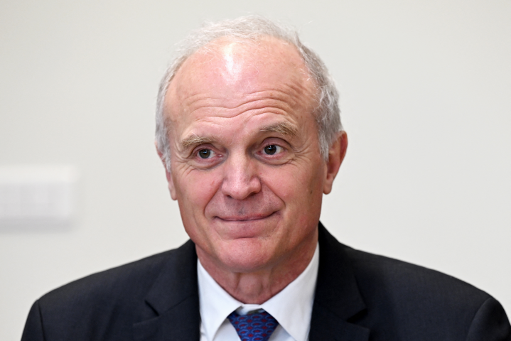 Florent Menegaux, PDG de Michelin (Photo by Bertrand GUAY / AFP)