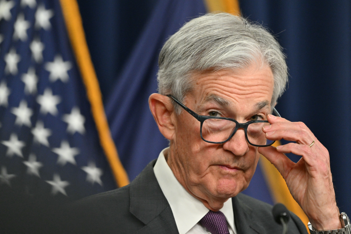 Jerome Powell, président de la Réserve fédérale américaine - ROBERTO SCHMIDT / AFP