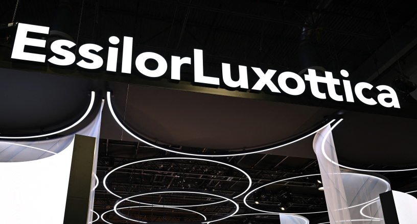 EssilorLuxottica au CES de Las Vegas. Crédits : AFP