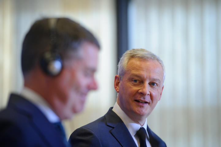 Bruno Le Maire, ministre de l'Economie et des Finances et de la Souveraineté industrielle et numérique (Eric TSCHAEN/REA)