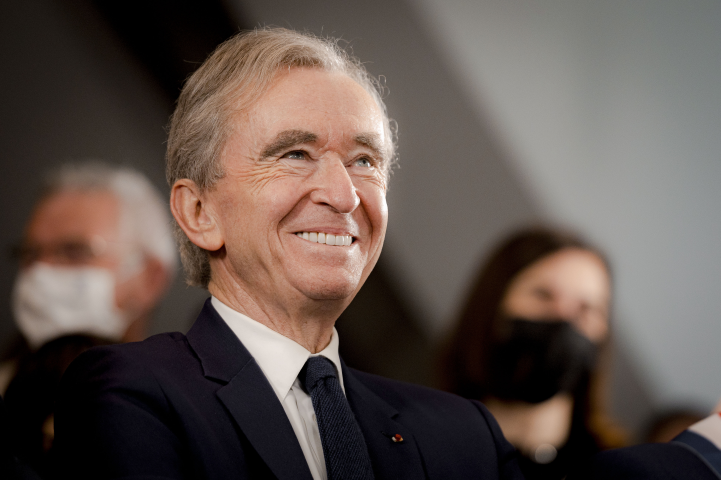 Bernard Arnault, président-directeur général de LVMH (©Eric TSCHAEN/REA)