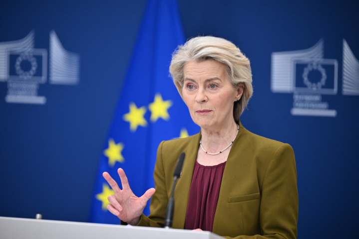 Ursula von der Leyen, présidente de la Commission européenne - Dursun Aydemir / ANADOLU / Anadolu via AFP